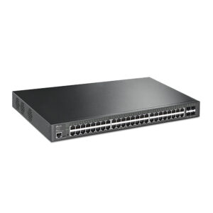 TP-Link JetStream TL-SG3452XP netwerk-switch Managed L2+ Gigabit Ethernet (10/100/1000) Power over Ethernet (PoE) 1U Zwart