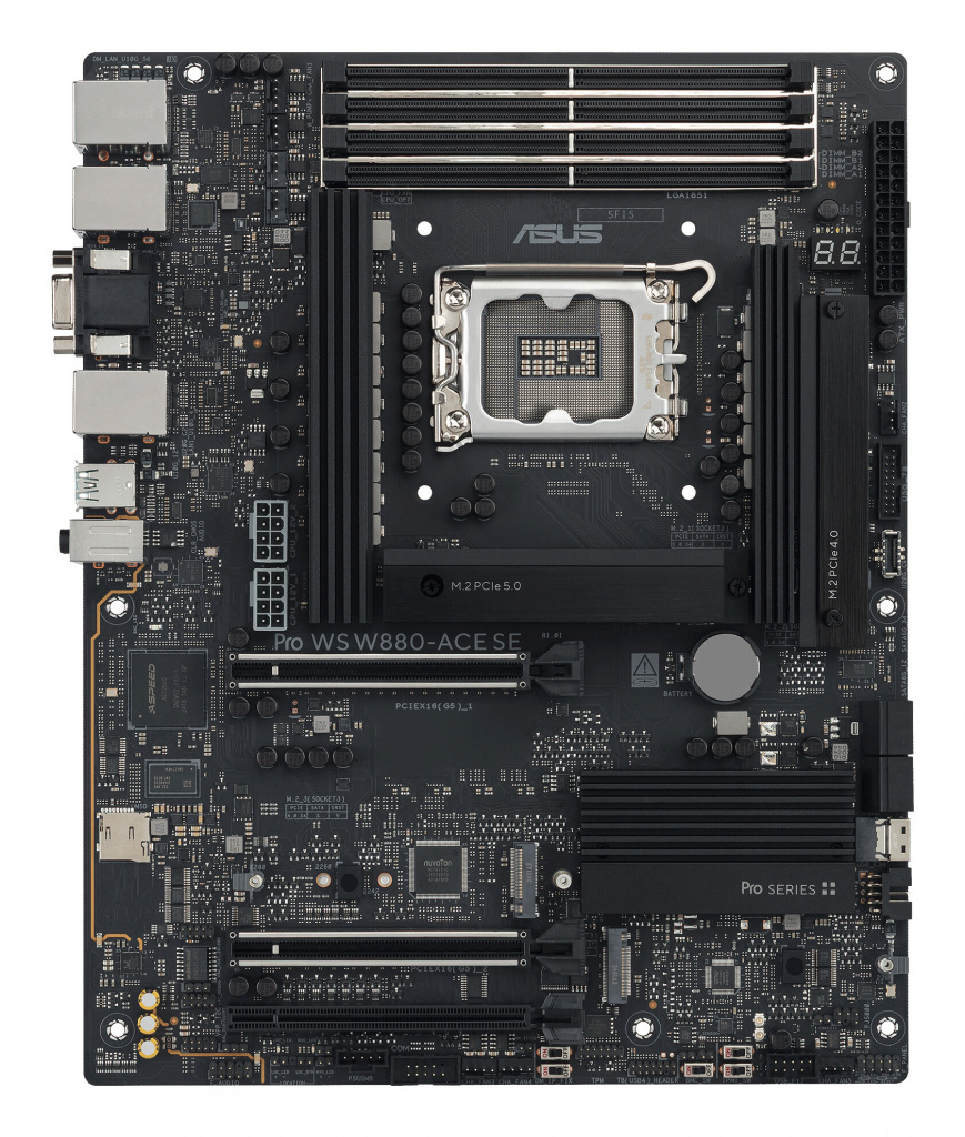 ASUS PRO WS W880-ACE SE Intel W880 LGA 1851 (Socket V1) ATX - Afbeelding 2