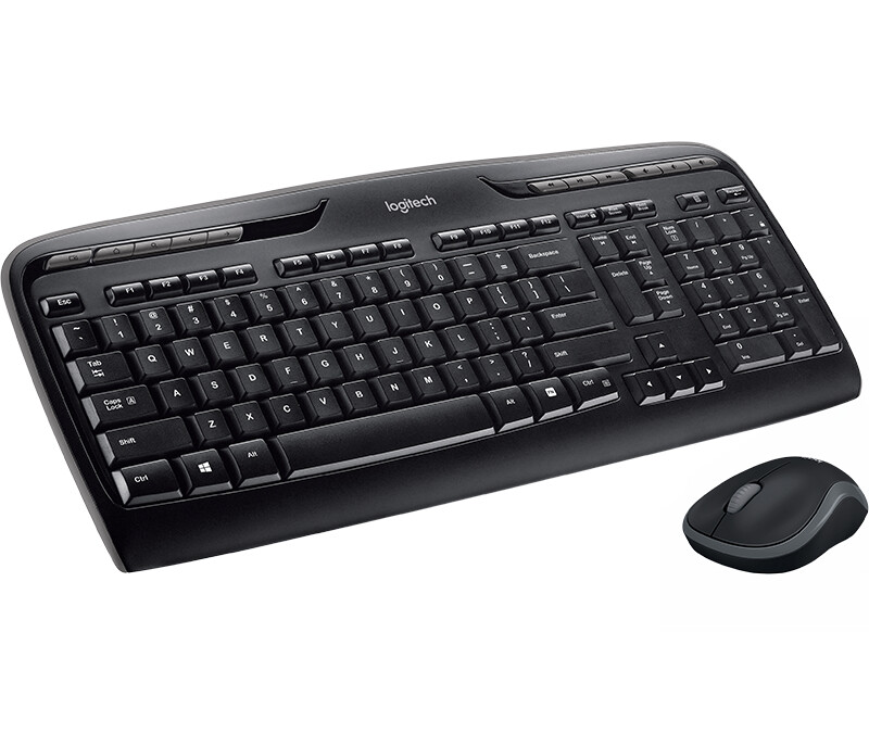 Logitech Wireless Combo MK330 toetsenbord Inclusief muis Thuis USB QWERTY Brits Engels Zwart - Afbeelding 2