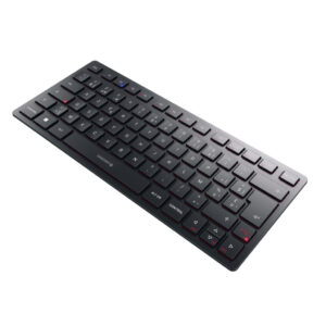 CHERRY KW 9200 MINI toetsenbord Universeel USB + RF Wireless + Bluetooth AZERTY Belgisch Zwart