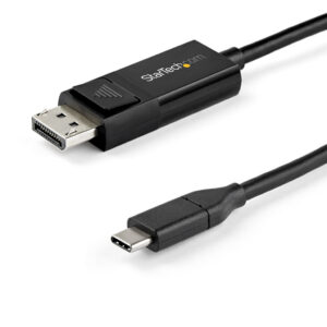 StarTech.com 1m USB-C naar DisplayPort 1.4 kabel 8K 60Hz/4K - Bidirectionele DP naar USB-C of USB-C naar DP Video Adapterkabel -