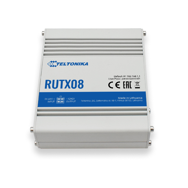 Teltonika RUTX08 bedrade router Gigabit Ethernet Grijs - Afbeelding 3