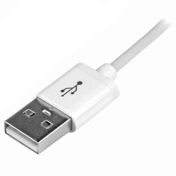 StarTech.com 1 m witte Apple 8-polige Lightning-connector-naar-USB-kabel voor iPhone / iPod / iPad - Afbeelding 4