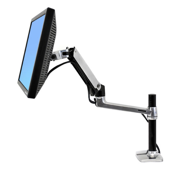 Ergotron LX Series Desk Mount LCD Arm, Tall Pole 86,4 cm (34") Bureau Zwart