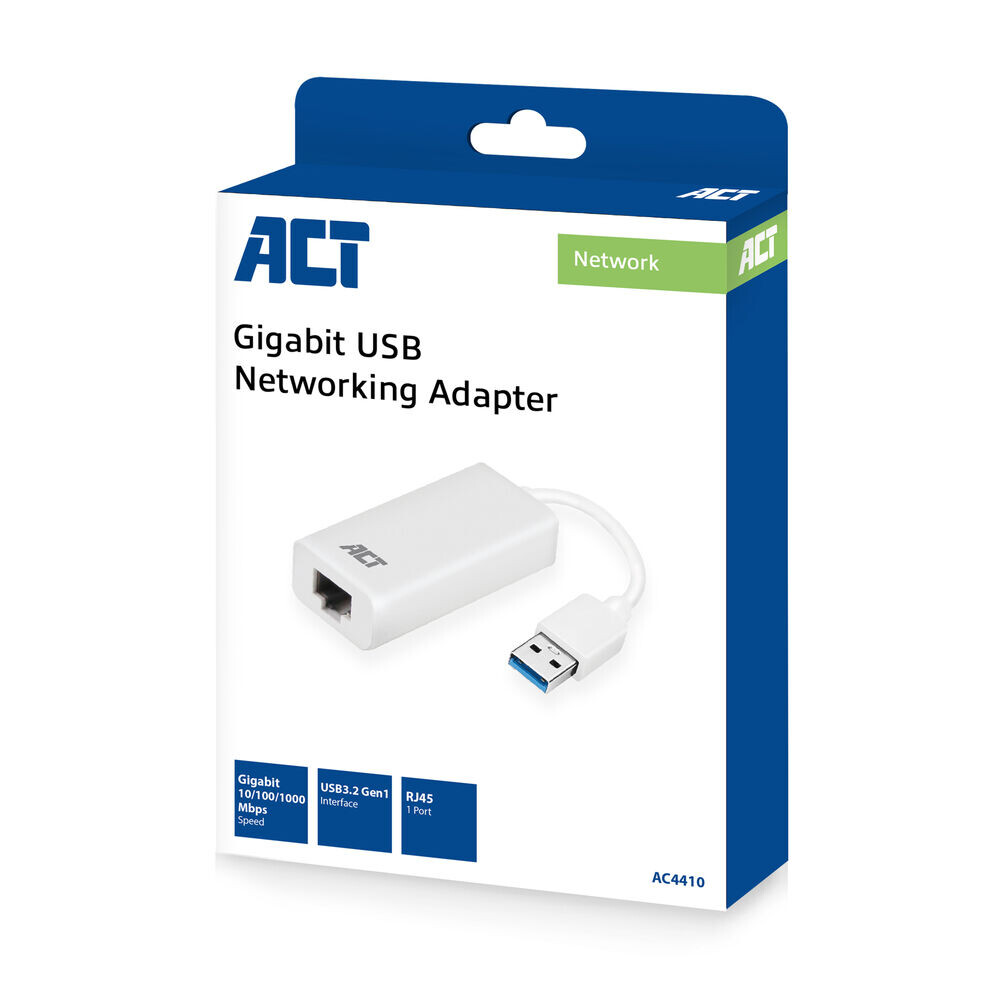 ACT Gigabit netwerkadapter, USB 3.2 Gen1 - Afbeelding 3