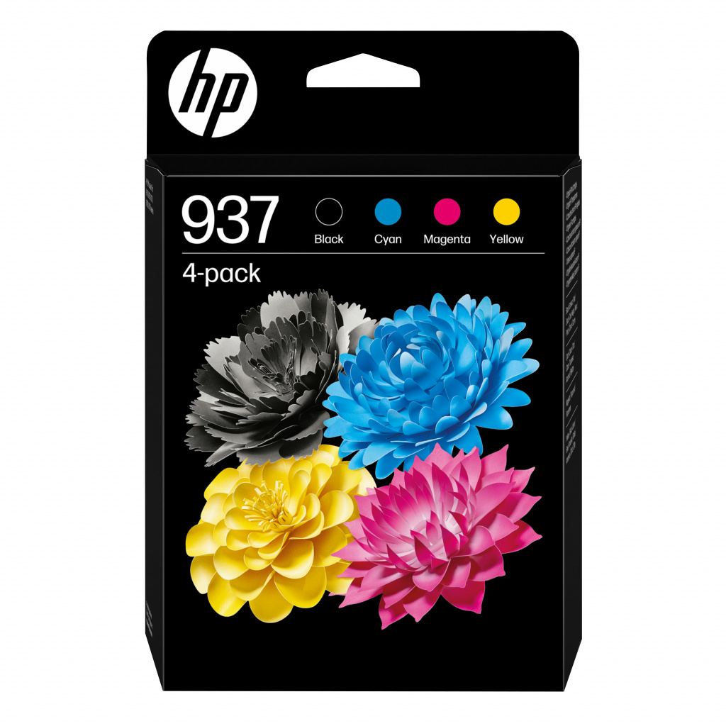 HP 937 originele CMYK-inktcartridge 4 stuks