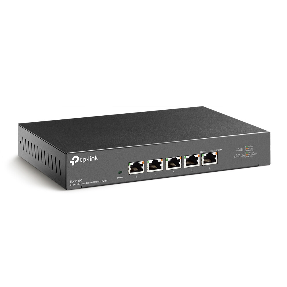 TP-Link TL-SX105 netwerk-switch Unmanaged 10G Ethernet (100/1000/10000) Zwart - Afbeelding 2