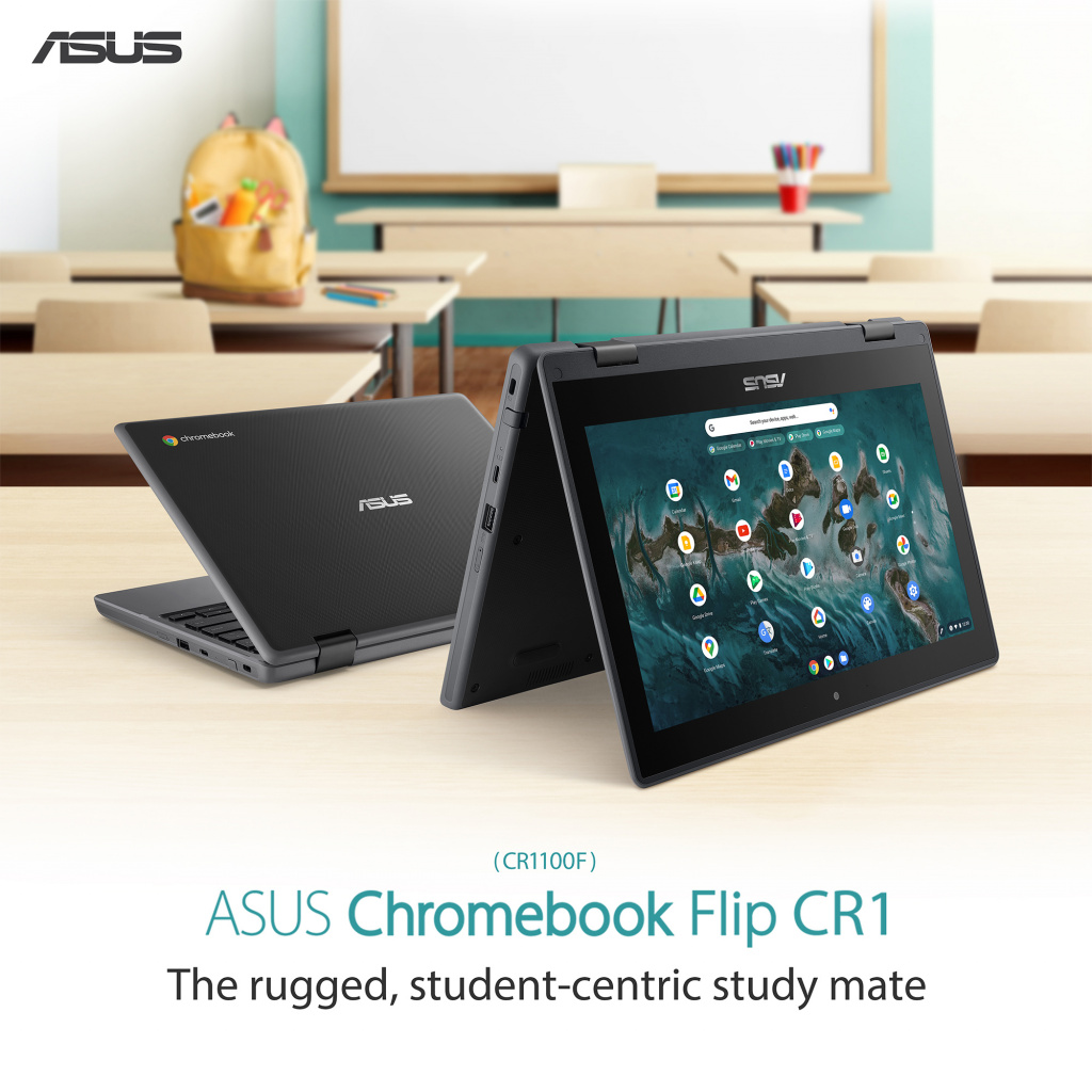 ASUS Chromebook Flip CR1 CR1100FKA-BP0354 Intel® Pentium® Silver N6000 29,5 cm (11.6") Touchscreen HD 4 GB LPDDR4x-SDRAM 64 GB e - Afbeelding 17