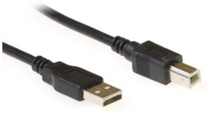 Eminent USB 2.0, 1.8m USB-kabel 1,8 m USB A USB B Zwart