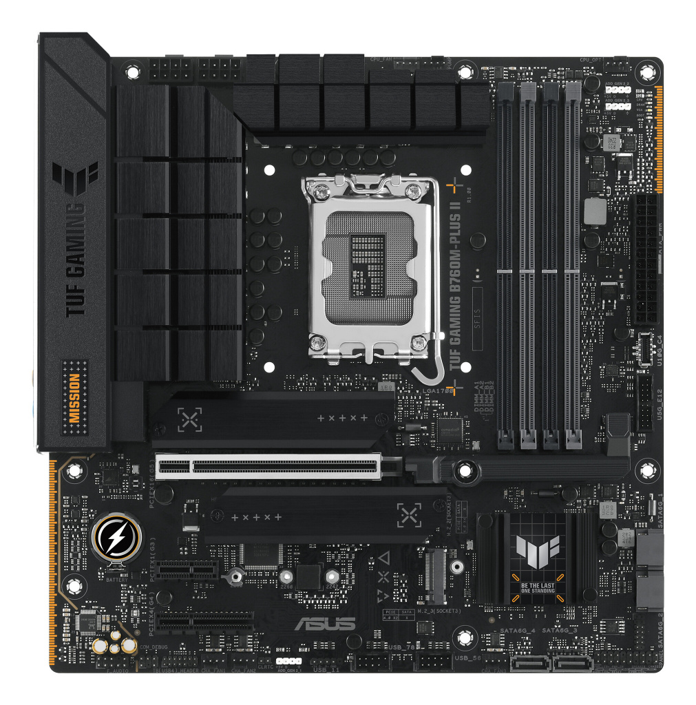 ASUS TUF GAMING B760M-PLUS II Intel B760 LGA 1700 micro ATX
