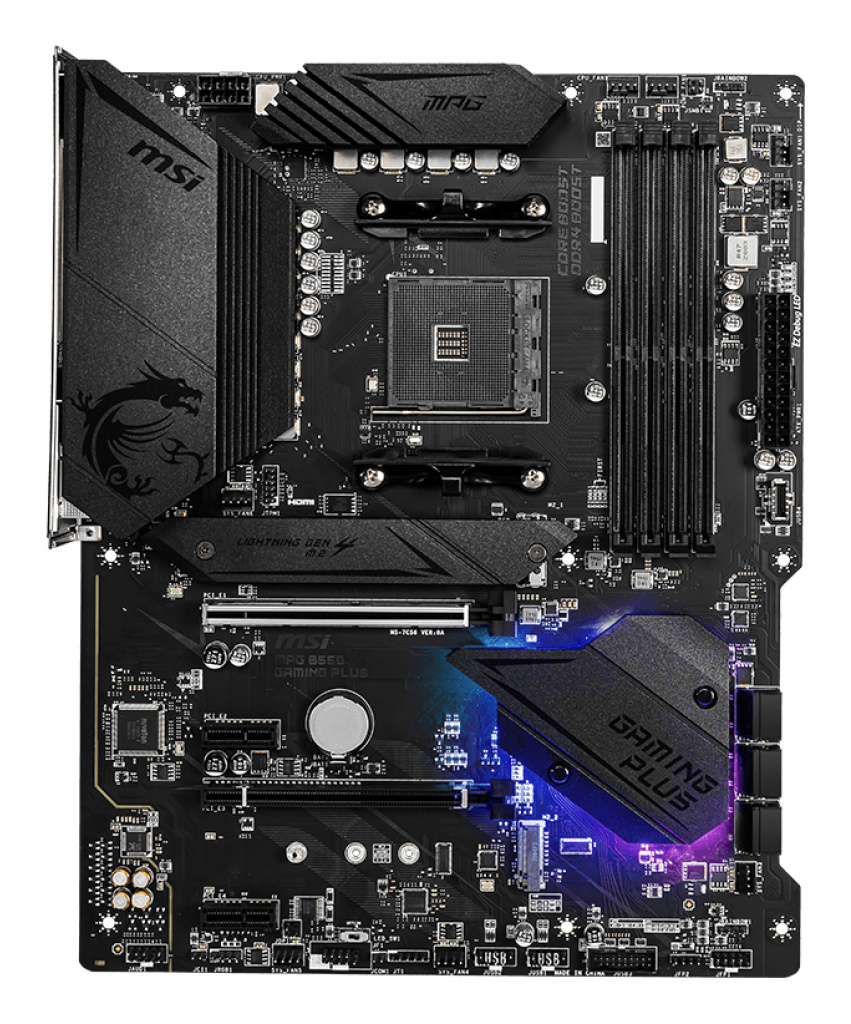 MSI MPG B550 Gaming Plus AMD B550 Socket AM4 ATX - Afbeelding 2