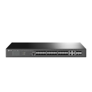 TP-Link JetStream TL-SG3428XF netwerk-switch Managed L2+ 1U Zwart