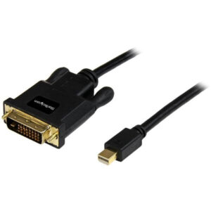 StarTech.com 1,8 m lange Mini DisplayPort-naar-DVI-adapterconverterkabel Mini DP-naar-DVI 1920x1200 zwart