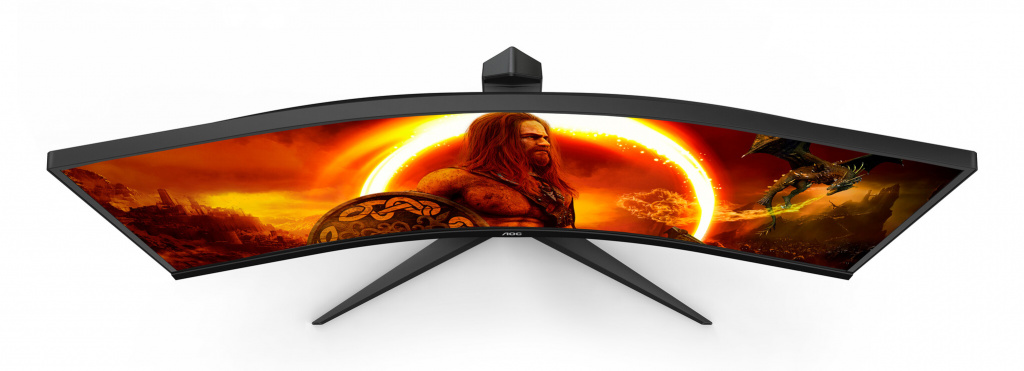 AOC G2 CU34G2XP computer monitor 86,4 cm (34") 3440 x 1440 Pixels UltraWide Quad HD LED Zwart, Rood - Afbeelding 7