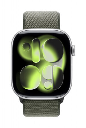 Apple MFFJ4ZM/A slimme draagbare accessoire Band Groen Nylon, Gerecycled polyester, Spandex