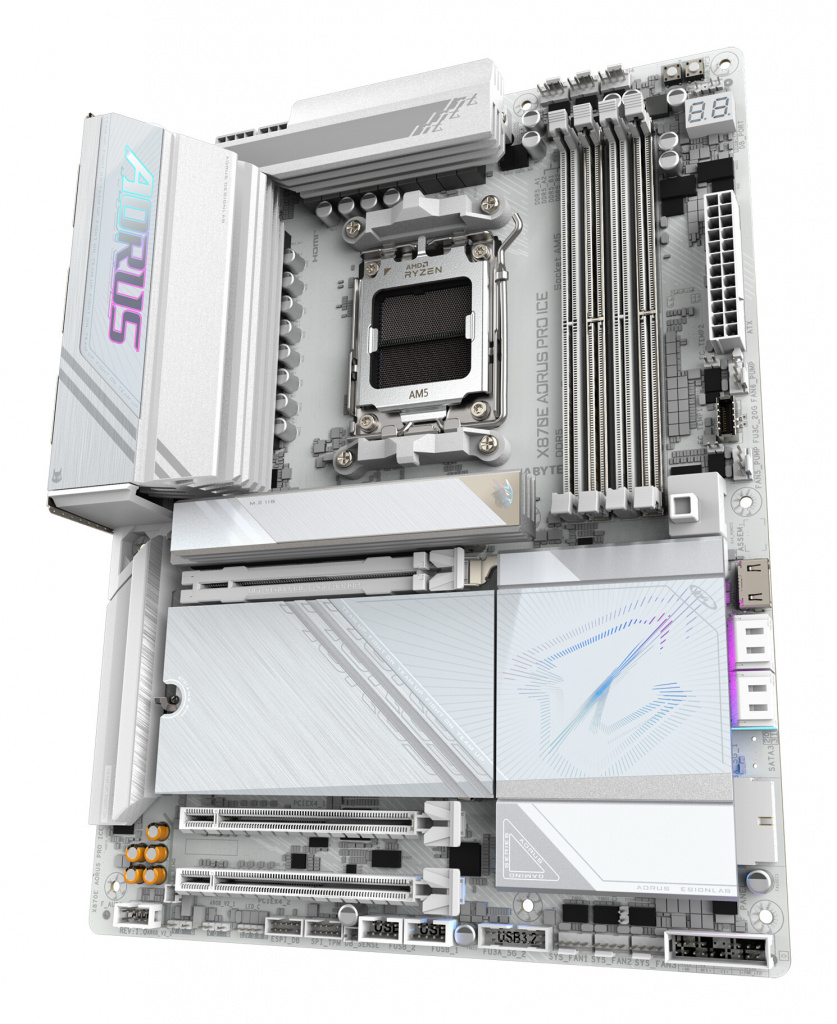 GIGABYTE X870E AORUS PRO ICE moederbord AMD X870E Socket AM5 ATX - Afbeelding 4