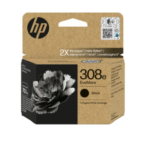 HP 308e EvoMore originele zwarte inktcartridge