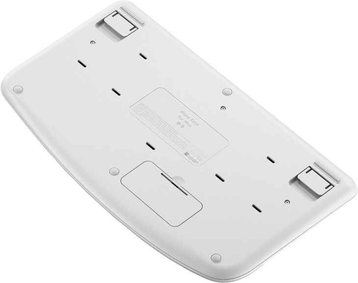 Logitech Wave Keys for Mac toetsenbord Thuis/Werk Bluetooth AZERTY Frans Wit - Afbeelding 3