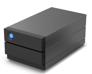 LaCie 2big Raid USB-C 40TB disk array Desktop Zwart
