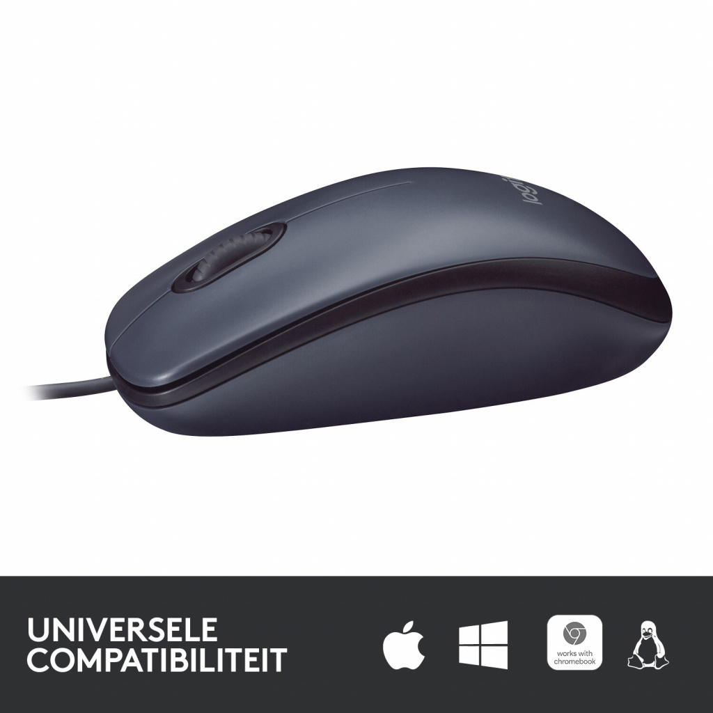 Logitech B100 muis Kantoor Ambidextrous USB Type-A Optisch 800 DPI - Afbeelding 12