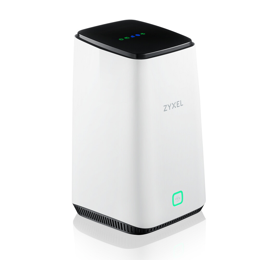 Zyxel FWA510 draadloze router Multi-Gigabit Ethernet Tri-band (2.4 GHz / 5 GHz / 5 GHz) 5G Zwart, Wit - Afbeelding 2