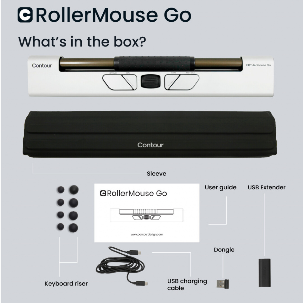 Contour Design RollerMouse Go + RollerMouse Go Dock - Afbeelding 4