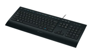 Logitech K280E Pro f/ Business toetsenbord Kantoor USB QWERTY Scandinavisch Zwart