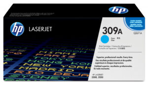 HP 309A Cyan Original LaserJet Toner Cartridge tonercartridge 1 stuk(s) Origineel Cyaan