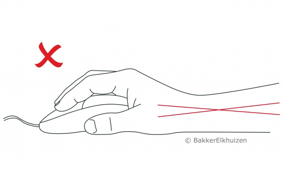 BakkerElkhuizen Evoluent4 muis Kantoor Linkshandig Laser 2600 DPI - Afbeelding 4