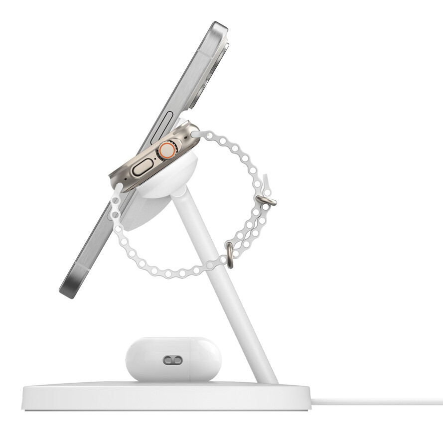 Belkin BoostCharge Pro Hoofdtelefoons, Smartphone, Smartwatch Wit USB Draadloos opladen Snel opladen Binnen - Afbeelding 3