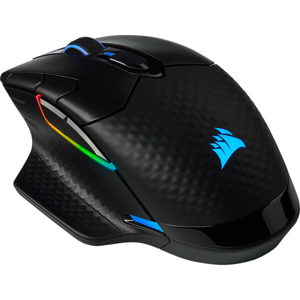 Corsair DARK CORE RGB PRO muis Gamen Rechtshandig RF Wireless + Bluetooth + USB Type-A Optisch 18000 DPI - Afbeelding 2