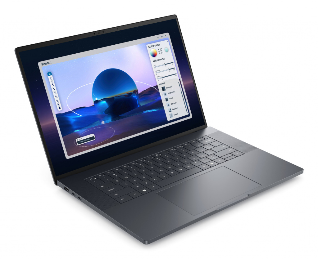 DELL Pro Max 16 Premium MA16250 Intel Core Ultra 7 265H Mobiel werkstation 40,6 cm (16") Full HD+ 32 GB LPDDR5x-SDRAM 1 TB SSD N - Afbeelding 2