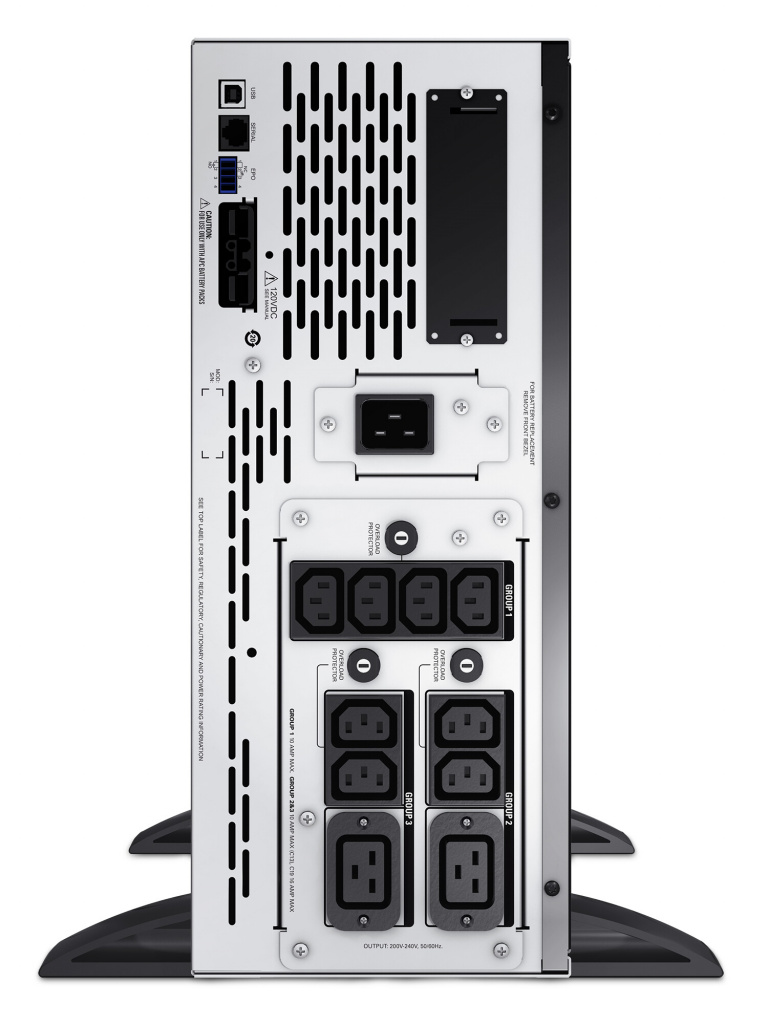 APC Smart-UPS X SMX3000HV - 3000VA, 8x C13, 2x C19 uitgang, USB, uitbreidbare runtime, short depth - Afbeelding 6
