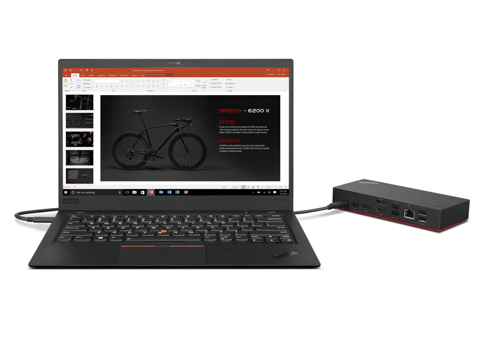 Lenovo ThinkPad Universal USB-C Dock Bedraad USB 3.2 Gen 1 (3.1 Gen 1) Type-C Zwart - Afbeelding 2