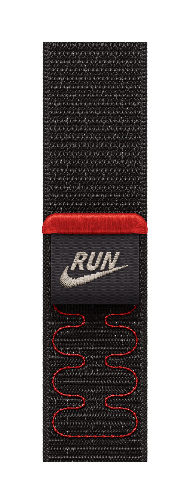 Apple Nike Sport Loop Band Zwart Nylon, Gerecycled polyester, Spandex - Afbeelding 2