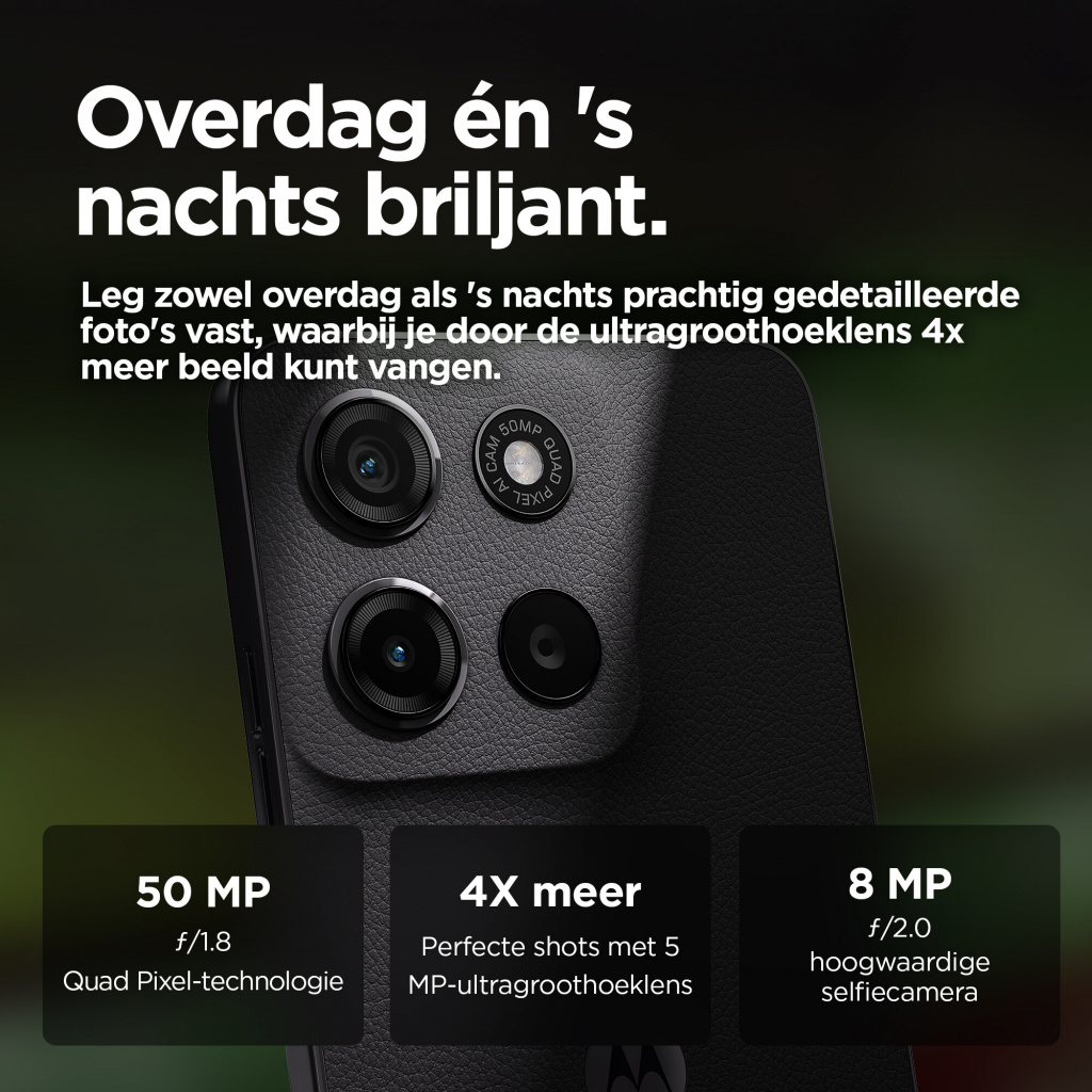 Motorola moto g15 17,1 cm (6.72") Dual SIM Android 15 4G USB Type-C 4 GB 128 GB 5200 mAh Grijs - Afbeelding 7