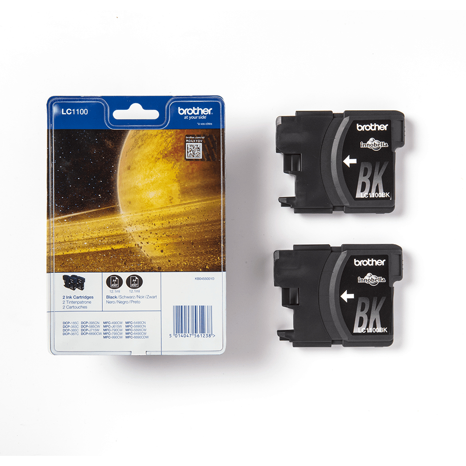 Brother LC1100BKBP2 inktcartridge 2 stuk(s) Origineel Zwart - Afbeelding 3