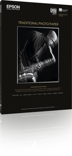 Epson Traditional Photo Paper, DIN A3+, 330g/m², 25 Vel