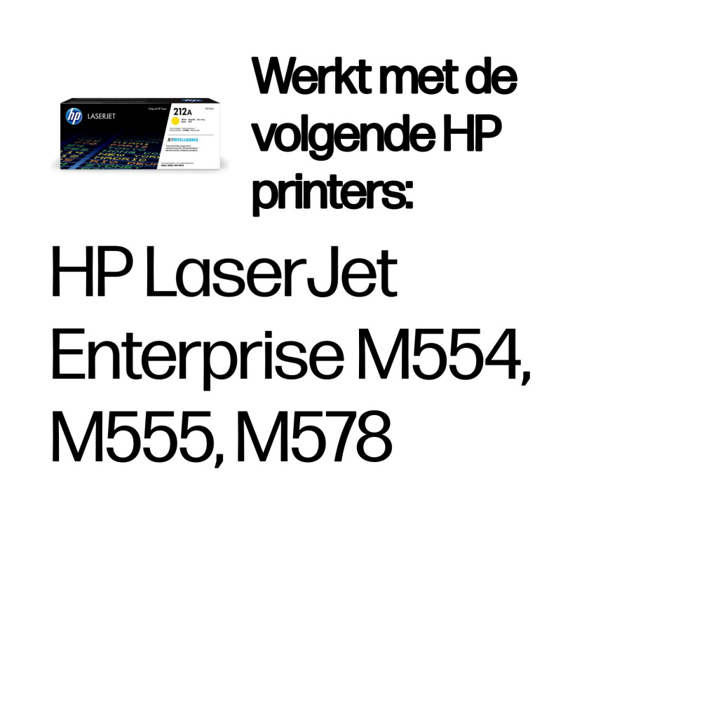 HP 212A originele gele LaserJet tonercartridge - Afbeelding 2
