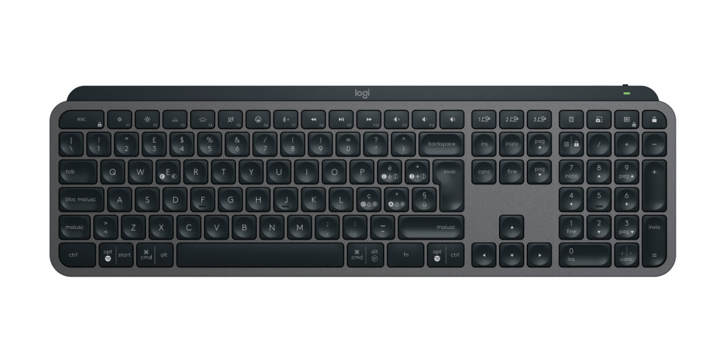 Logitech MX Keys Combo for Business Gen 2 toetsenbord Inclusief muis Kantoor RF-draadloos + Bluetooth QWERTY Italiaans Grafiet - Afbeelding 6