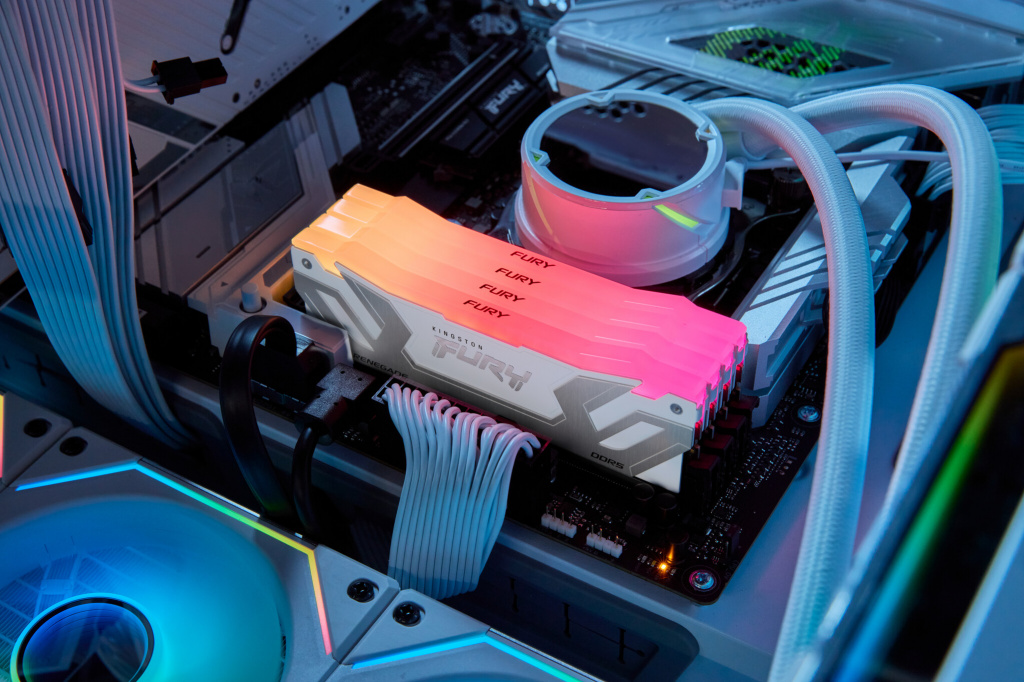 Kingston Technology FURY 24GB 8800MT/s DDR5 CL42 CUDIMM Renegade RGB White - Afbeelding 8