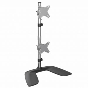 StarTech.com Verticale Dual Monitor Stand, Ergonomische Monitorstandaard voor Twee VESA Schermen to 27" (8kg), Vrijstaande Unive