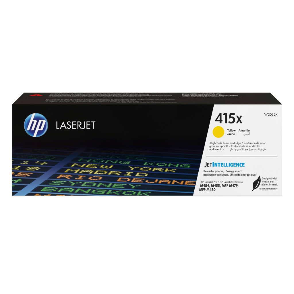 HP 415X originele high-capacity gele LaserJet tonercartridge