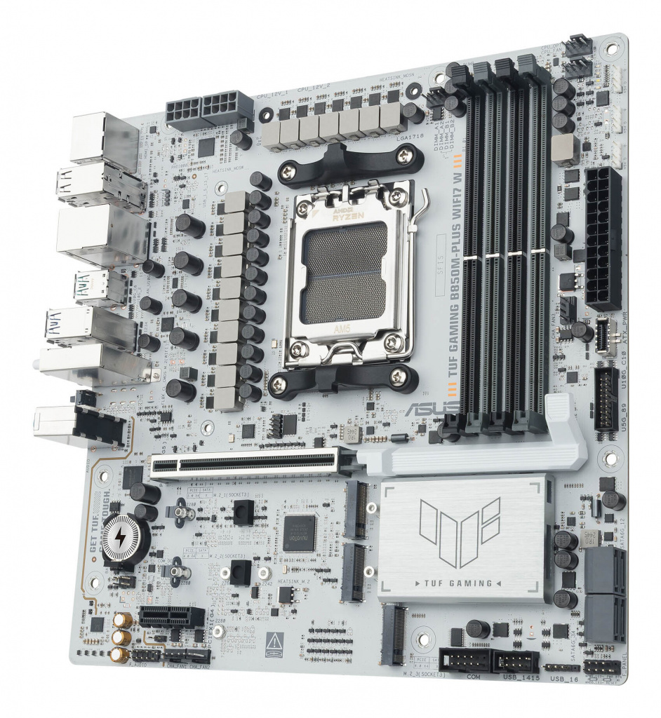 ASUS TUF GAMING B850M-PLUS WIFI7 W AMD B850 Socket AM5 micro ATX - Afbeelding 8