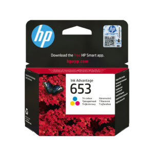 HP 653 originele Advantage drie-kleuren inktcartridge