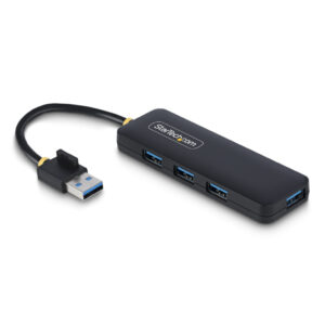 StarTech.com 4-Port USB-A Hub, 5Gbps, Bus Powered, Compacte Travel Mini USB Hub, Multi-Port USB 3.0 Splitter, Draagbare USB Hub
