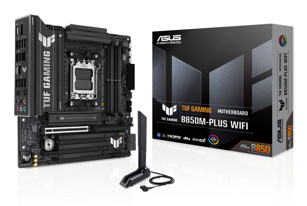 ASUS TUF GAMING B850M-PLUS WIFI AMD B850 Socket AM5 micro ATX