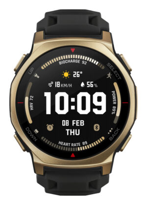 Amazfit T-rex 3 Pro 3,35 cm (1.32") AMOLED 44 mm Digitaal 466 x 466 Pixels Touchscreen Goud Wifi GPS