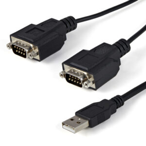 StarTech.com 2-poort FTDI USB naar RS232 Seriële Adapter Verloopkabel met COM-behoud