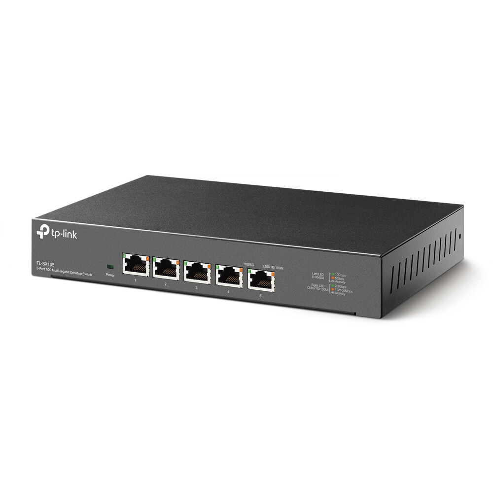 TP-Link TL-SX105 netwerk-switch Unmanaged 10G Ethernet (100/1000/10000) Zwart - Afbeelding 3